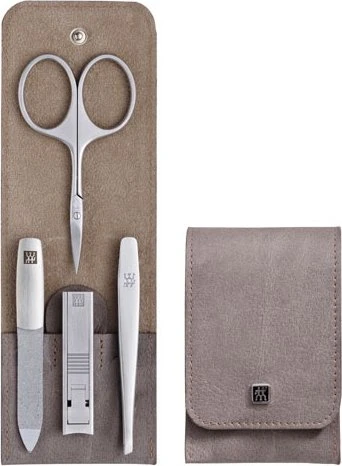 Zwilling Taschen-Etui Maniküre/Pediküre-Set taupe