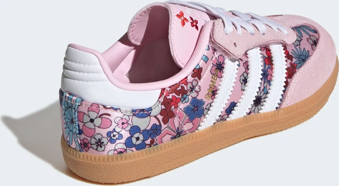 adidas Samba OG x Liberty London Comfort Closure Elastic Lace clear pink/cloud white/gum (Junior)