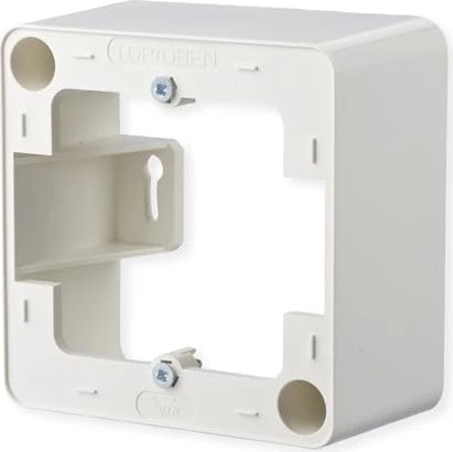 Metz Connect Aufputzrahmen 85x85x43mm 1fach, reinweiß