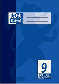 Oxford Schulheft, A5, Lineatur 9, dunkelblau, 32 Blatt