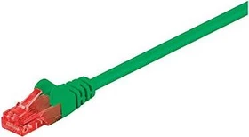 goobay Patchkabel, Cat6, U/UTP, RJ-45/RJ-45, 25m, grün