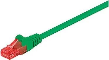 goobay Patchkabel, Cat6, U/UTP, RJ-45/RJ-45, 25m, grün