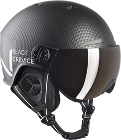 Black Crevice Sölden Helm carbon white