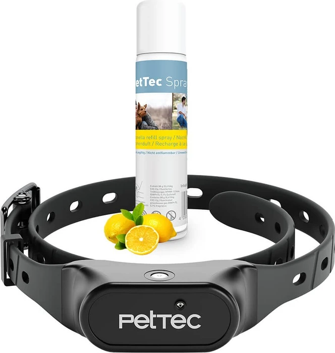 PetTec Automatisches Anti-Bell-Training: Hochleistungsmikrofon erkennt das Bellen und sprüht automatisch
