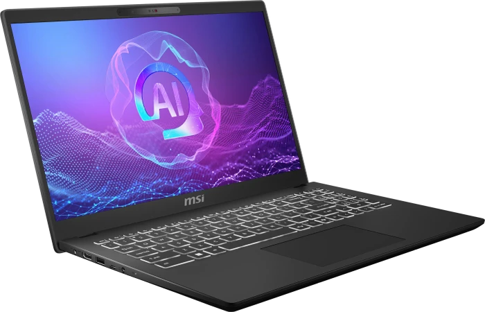 MSI Modern 15 H AI C2HMG-265, schwarz, Core Ultra 7 255H, 16GB RAM, 512GB SSD, DE