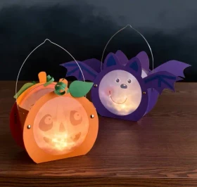 HABA Sachenmacher Mini-Klammerlaternen Halloween Bastelset Herbst