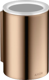 Hansgrohe Axor Universal Circular Zahnputzbecher mit Halter polished red gold