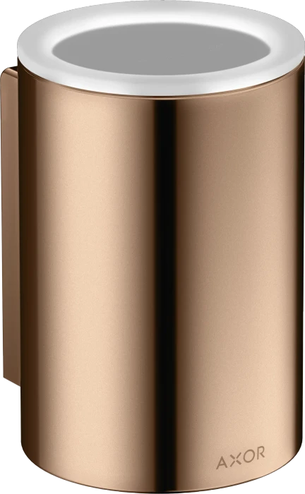 Hansgrohe Axor Universal Circular Zahnputzbecher mit Halter polished red gold