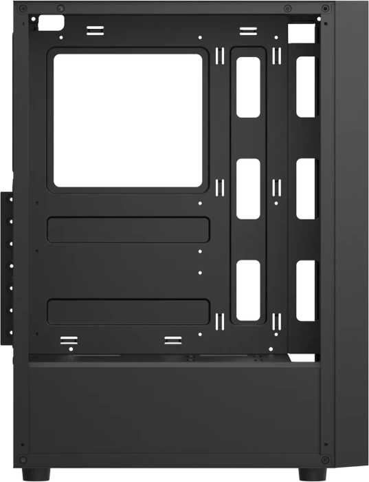 DarkFlash A290 Black, Glasfenster