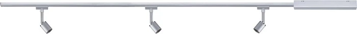 Paulmann URail Pure II Schienensystem Spot GU10 1.2m chrom matt, 3 Stück