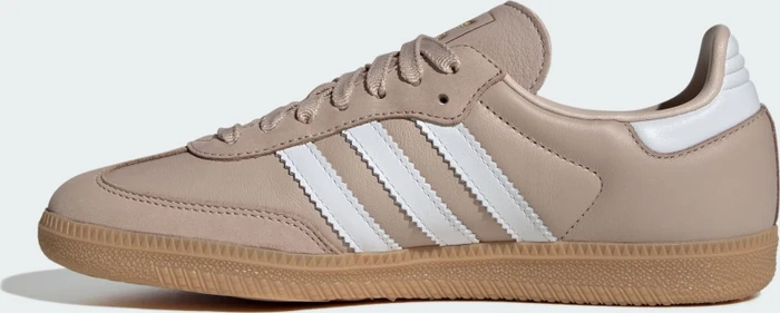 adidas Samba OG wonder taupe/cloud white/gold metallic