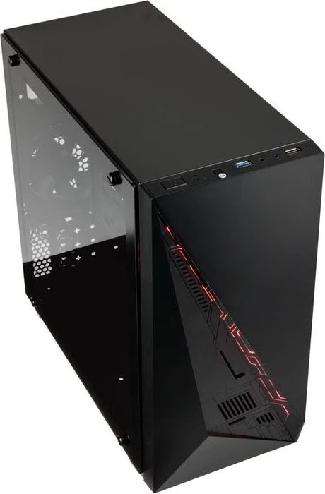 Kolink Inspire K2 A-RGB, schwarz, Glasfenster
