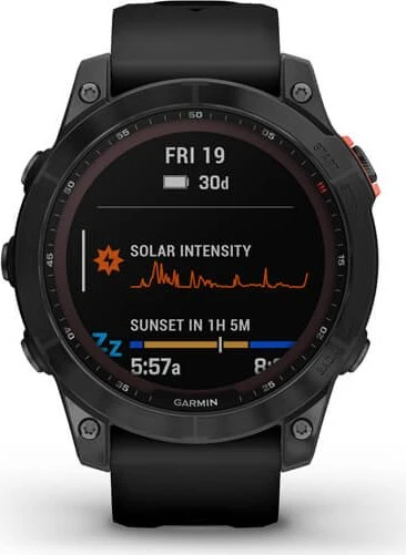 Garmin Fenix 7 Solar slate grey/black