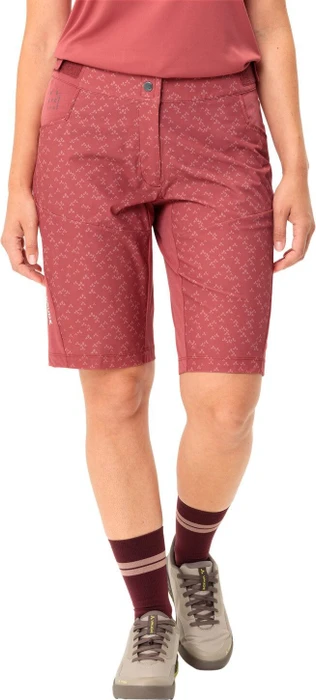 Vaude Ledro Print Shorts Fahrradhose kurz brick (Damen)