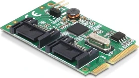 DeLOCK 2x SATA 6Gb/s, PCIe Mini Card (95233)