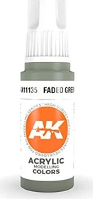 AK-Interactive 3rd Gen Acrylic Colors Acrylic Modelling Colors faded green, 17ml