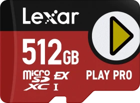 Lexar PLAY PRO R900/W600 512GB, Class 10, SD Express EX I
