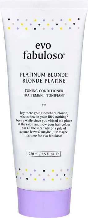evo fabuloso colour boosting treatment platinum blonde, 220ml
