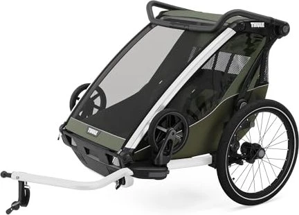 Thule Chariot Lite Double Fahrradanhänger vintage green