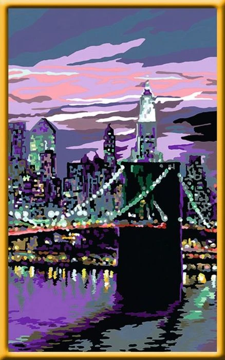 Ravensburger Malen nach Zahlen Skyline von New York