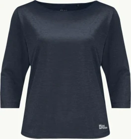 Jack Wolfskin Jwp Funktionsshirt 3/4 night blue (Damen)