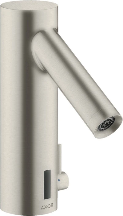 Hansgrohe Axor Starck elektrische Waschbeckenarmatur mit Temperaturregulierung und Netzanschluss edelstahloptik