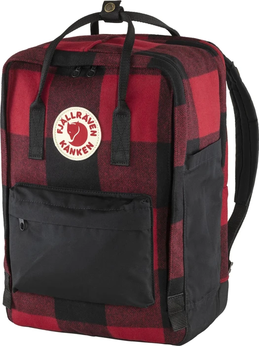 Fjällräven Kanken Re-Wool Laptop 15 rot/schwarz