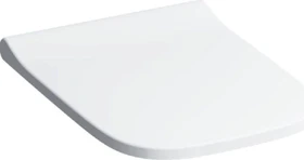 Geberit Smyle Square WC-Sitz schmales Design, Absenkautomatik, Quick-Release, weiß/glänzend