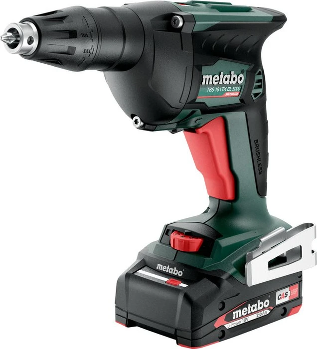 Metabo TBS 18 LTX BL 5000 Akku-Trockenbauschrauber inkl. Koffer + 2 Akkus 2.0Ah