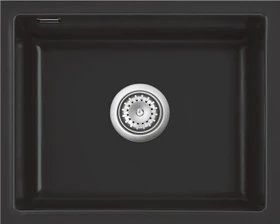 systemceram Mera 50 U/g Unterbau Becken mittig nigra