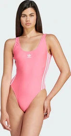 adidas Adicolor 3-Streifen Badeanzug lucid pink/white (Damen)