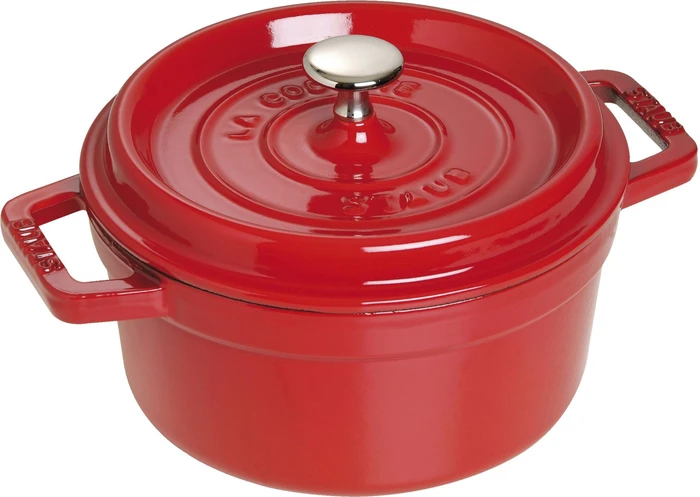 Zwilling Staub Cocotte Schmortopf rund 20cm 2.2l kirschrot