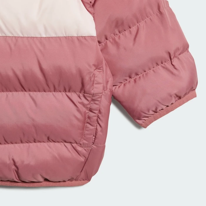 adidas Synthetic Down Funktionsjacke semi pink spark/sandy pink/preloved crimson (Junior)