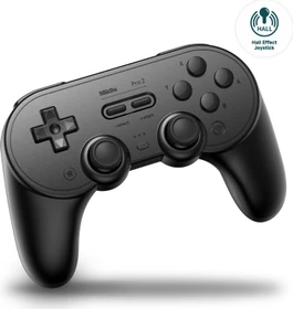 8BitDo Pro 2 Gamepad schwarz (Switch/PC/MAC/iOS/Android)