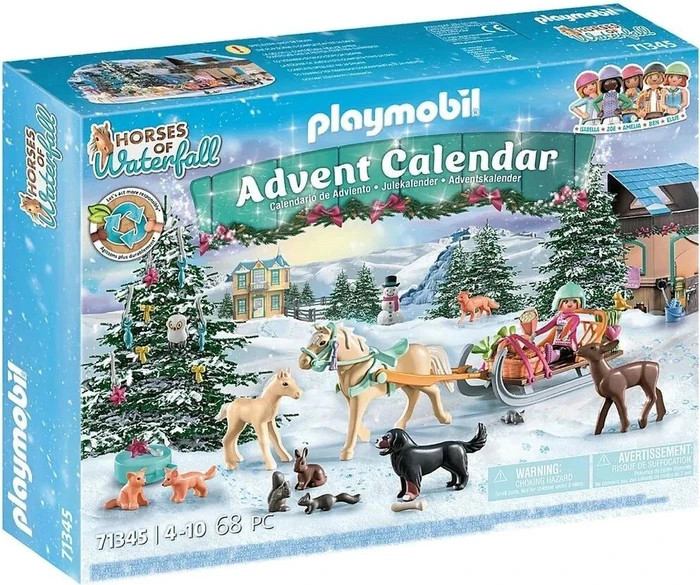 playmobil Horses of Waterfall - Adventskalender Weihnachtliche Schlittenfahrt