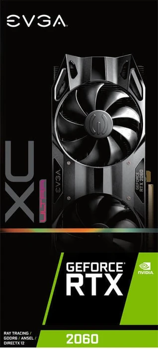 EVGA GeForce RTX 2060 XC Ultra Gaming, 6GB GDDR6, DVI, HDMI, 2x DP