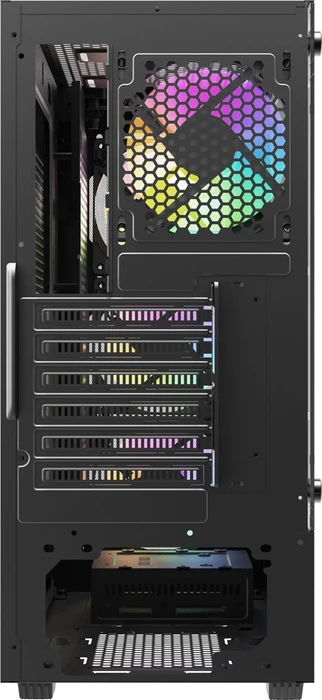 Savio Noctis Flow RGB X1, Glasfenster