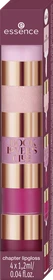 Essence Book Lovers Club 4-in-1 Lip Gloss 01 chapter: drama queen, 4.8ml