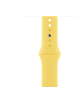 Apple Sportarmband Regular für Apple Watch 41mm zitronenschale