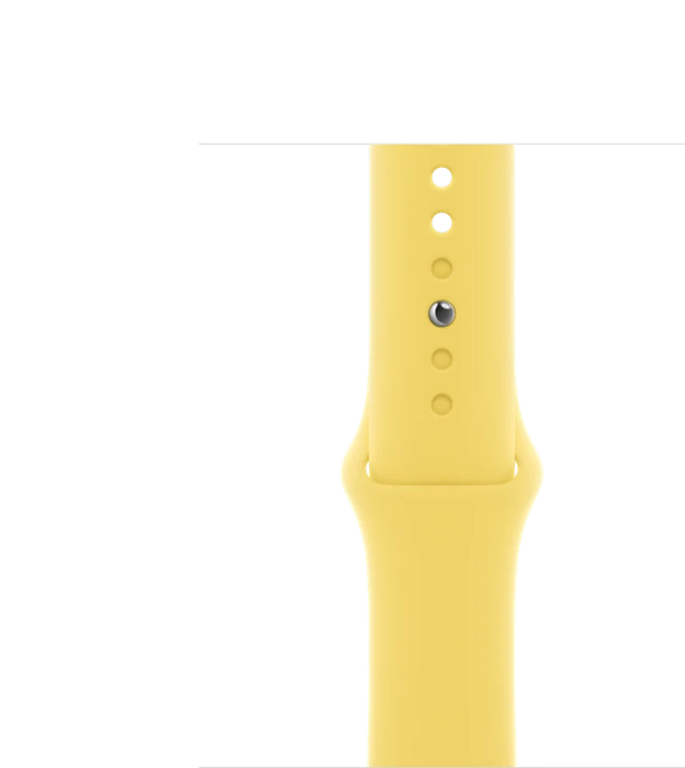 Apple Sportarmband Regular für Apple Watch 41mm zitronenschale
