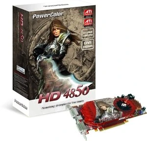 PowerColor Radeon HD 4850, 512MB DDR3, 2x DVI, S-Video