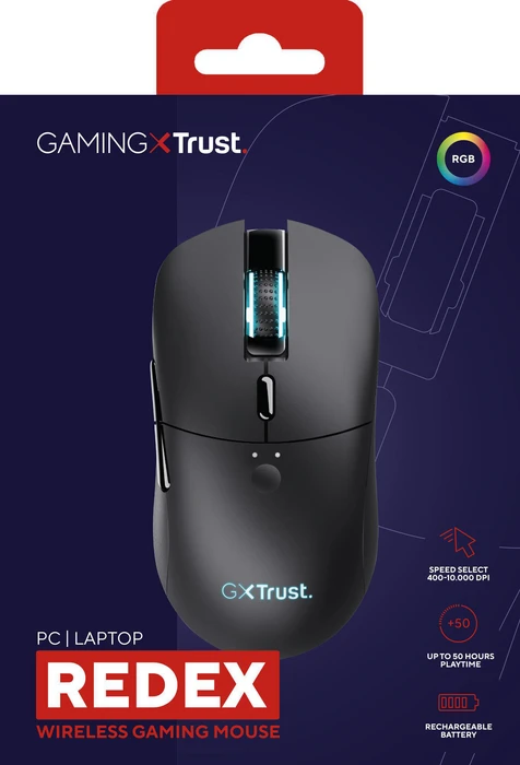 Trust Gaming GXT 980 Redex Wireless Gaming Mouse, USB