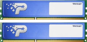 Patriot Signature Line blauer Kühler UDIMM 8GB Kit, DDR4-2133, CL15-15-15-36