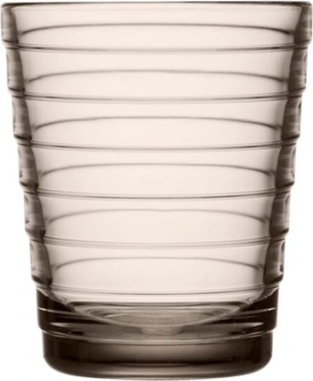 Iittala Aino Aalto Trinkglas 220ml leinen, 2 Stück