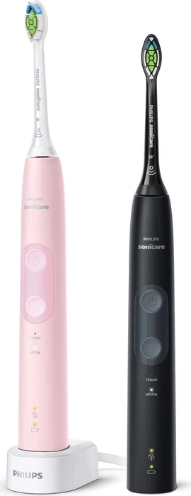 Philips HX6830/35 Sonicare ProtectiveClean 4500 schwarz/rosa + 2. Handstück