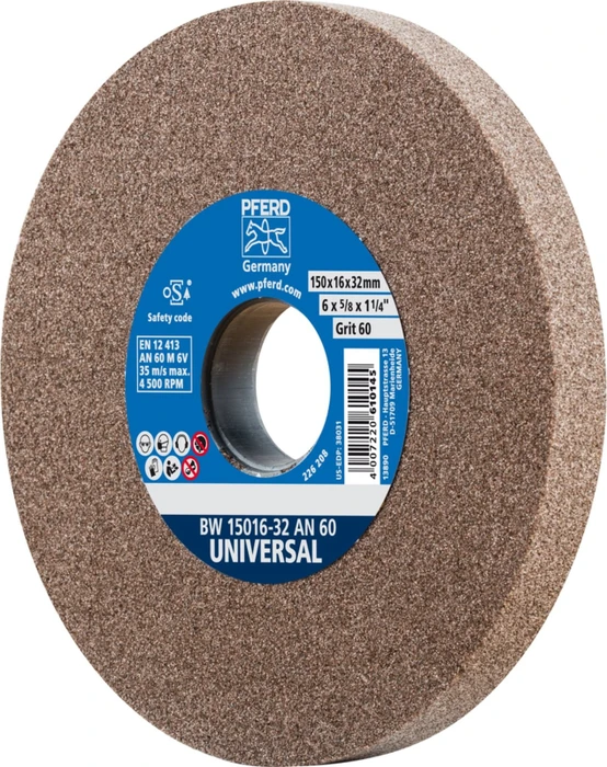 Pferd BW 15016-32 AN 60 Universal Schleifscheibe K60, 150x16x32mm, 1 Stück