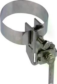 Dehn Antennen-Bandrohrschellen komplett BRS 16.89 AK1X10 2X6.8 V2A