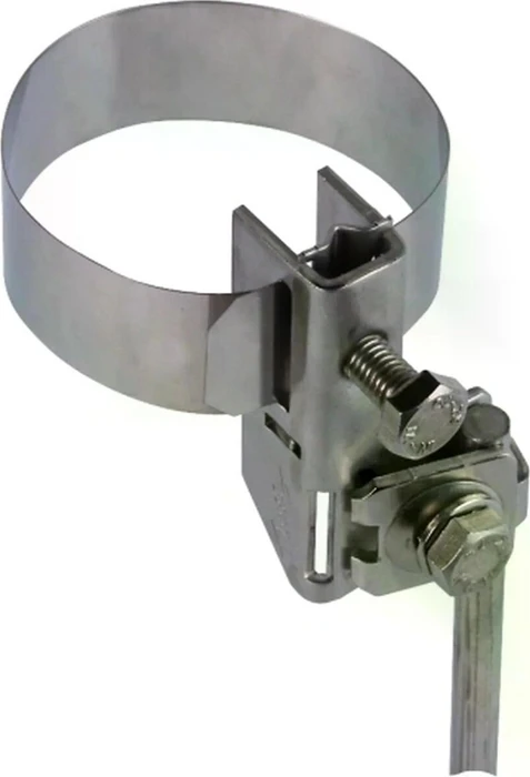 Dehn Antennen-Bandrohrschellen komplett BRS 16.89 AK1X10 2X6.8 V2A