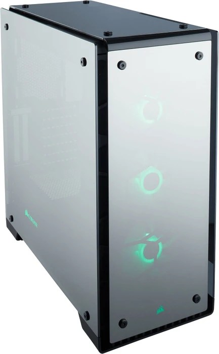 Corsair Crystal Series 570X RGB Mirror Black, schwarz, Glasfenster