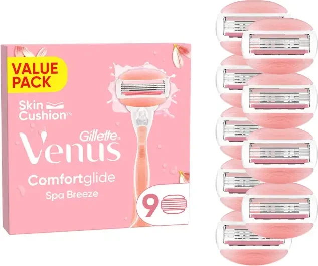 Gillette Venus Comfortglide Spa Breeze Rasierklinge, 9 Stück